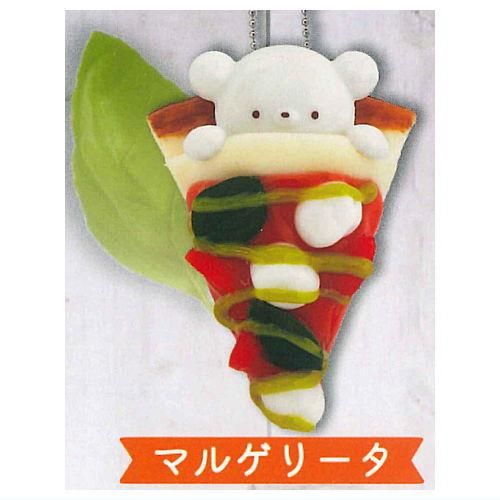 おやすみくまさん ピザボールチェーンマスコット [1.マルゲリータ