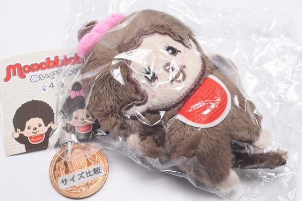 ぬいぐるみバッジ ぬいば ぬいぐるみバッチ ネコポス可】モンチッチ ぬいバッジ 女の子|【ぬいぐるみの