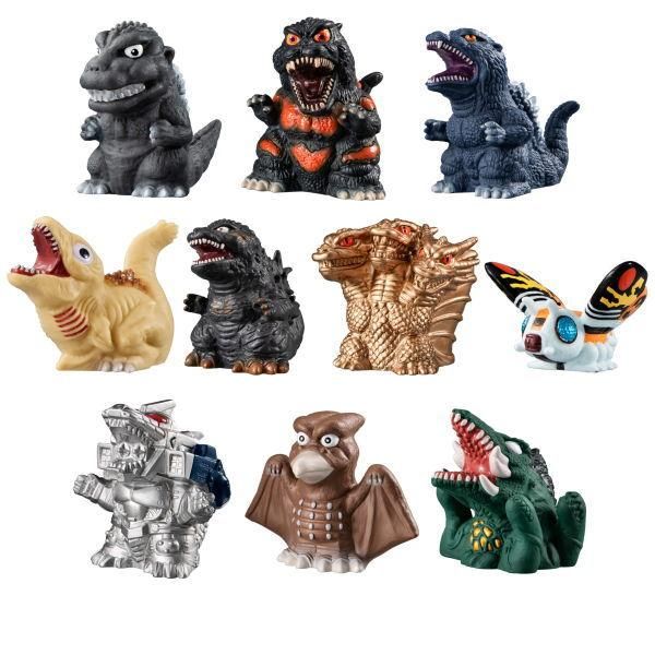 高速 割引 2025 東日本 全部揃ってます!!】ゴジラ [全10種セット SOFVIDOLL GODZILLA 特撮