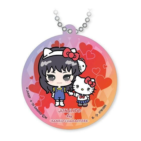 【伊藤潤二×サンリオキャラクターズ】大判タオル〈ギャル富江×ハローキティ〉 伊藤潤二×サンリオキャラクターズ ギャル富江×ハローキティ 大判
