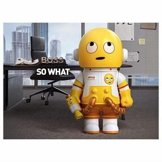 POPMART MEGA SPACE MOLLY 100%×emoji シリーズ [4.55555],POPMART