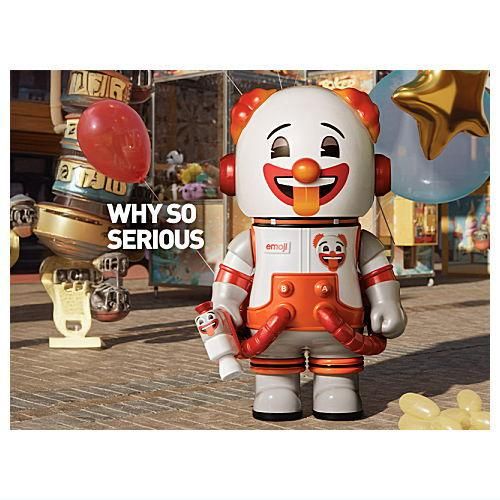POPMART MEGA SPACE MOLLY 100%×emoji シリーズ [16.WHY SO