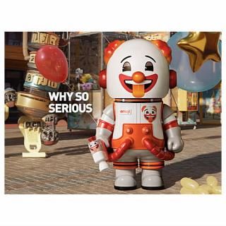 スペースモリー 100% MOLLY emoji シークレット ユニコーン Pop Mart Mega Space Molly x emoji Series Unicorn (Secret