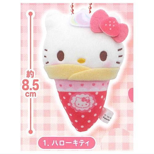 サンリオキャラクターズ クレープおくるみマスコット [1.ハロー
