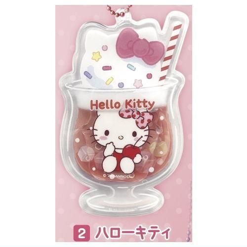 サンリオカフェ ミニチュアチャーム クリームソーダ