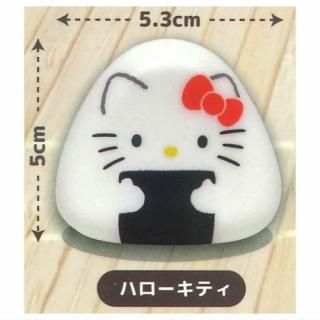 さんりおきゃらくたぁず おにぎりスクイーズ [5.ハローキティ