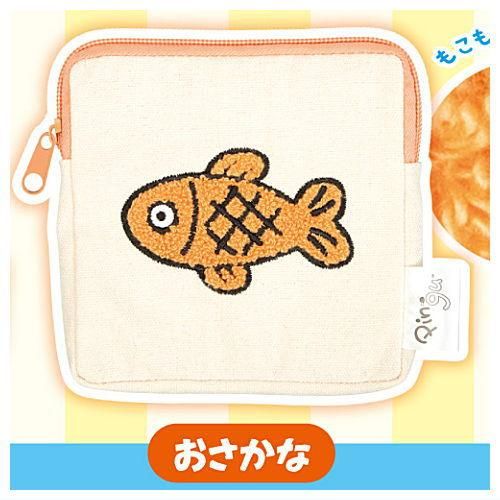 ピングー PINGUのもこもこポーチ [6.おさかな],クオリア