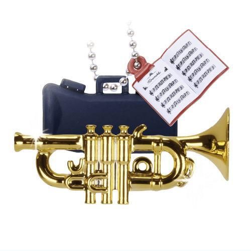 トランペット（ゴールド・シルバー）　キラメッキ楽器#13 トランペット（ゴールド・シルバー） キラメッキ楽器#13