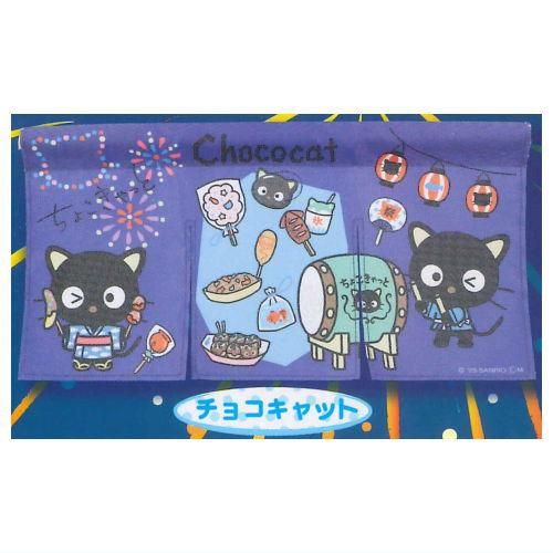 サンリオキャラクターズ ミニのれん お祭りVer. [4.チョコ