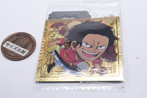 【美品】ワンピース大海賊シールウエハース　LOG.12 ロジャー　パラレル　裏表 にふぉるめーしょん ワンピース大海賊シールウエハースLOG.12