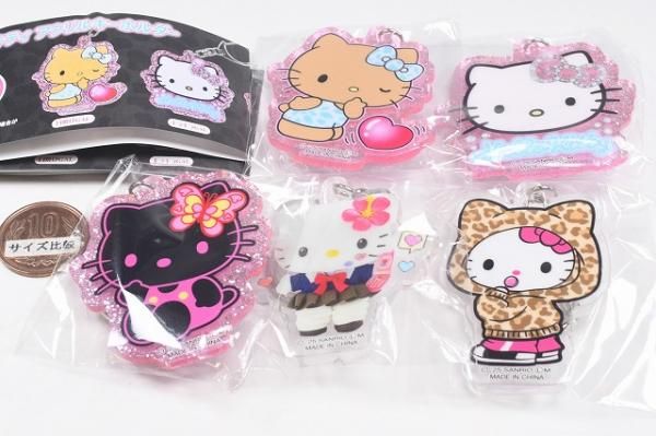 ハローキティ♡激レア ノベルティ アクリルキーホルダー5種フルコンプセット ハローキティ♡激レア ノベルティ アクリルキーホルダー5種