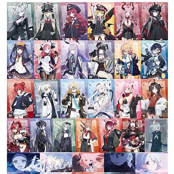バラ可 最新4弾 ウエハース ブルアカ ブルーアーカイブ 全30種コンプリート 送料無料】【全部揃ってます!!】ブルーアーカイブ ウエハース4