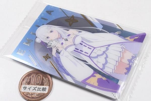PSA10 リゼロ エミリア 箔押しver ウエハース ゼロから始める異世界生活 Re：ゼロから始める異世界生活 ウエハース Vol.5 [28.エミリア