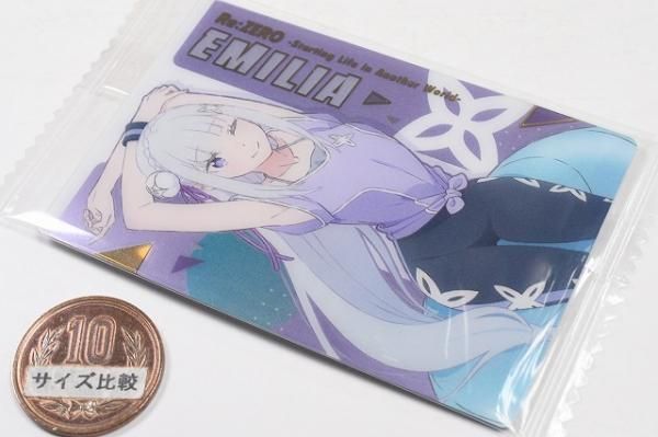 PSA10 リゼロ エミリア 箔押しver ウエハース ゼロから始める異世界生活 Re：ゼロから始める異世界生活 ウエハース Vol.5 [28.エミリア
