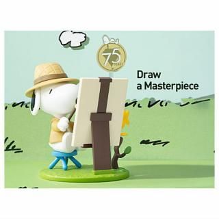 POPMART Peanuts 75th Anniversary ���̡��ԡ� ���ߥå� �饤�� ���꡼�� [4.Draw a Masterpiece]�� �ͥ��ݥ��Բ� ��