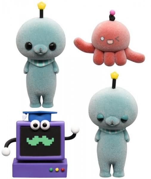 教育番組 フロッキーフィギュア 全４種 ガチャ コンプ 教育番組 フロッキー フィギュア 全4種セット（教育番組