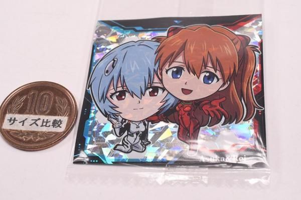 エヴァンゲリオン　ウエハース【限定品も】アスカ＆レイ エヴァンゲリオン 限定 ウエハースカード 綾波レイ アスカ 1