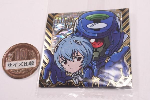 2007年製エヴァンゲリオンウエハース2弾セミコンプ　綾波レイ他　箔押し エヴァンゲリオンシールウエハースEVA2-23 SRシンジ＆レイ