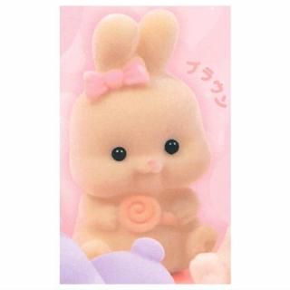 YUMENOKO フロッキーピンク/T9G ソフビ ユメノコ ふわふわフロッキーソフビのうさぎ [5.ピンク],クオリア/KKTOYS