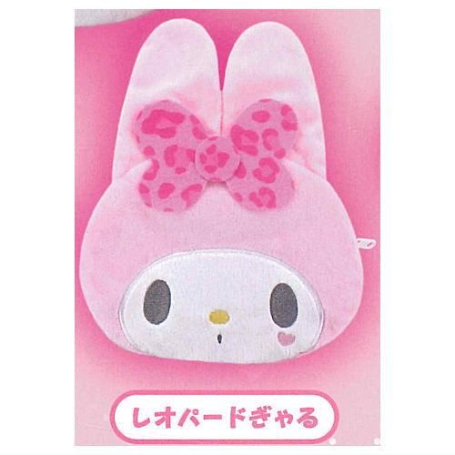 サンリオ マイメロディ ぬいぐるみポーチ [3.レオパードぎゃる