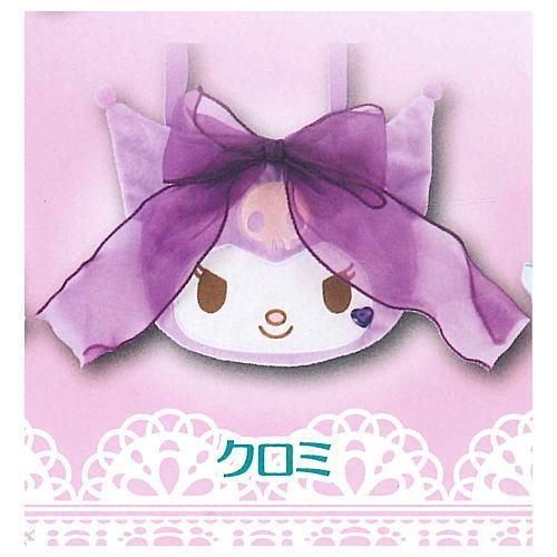 サンリオキャラクターズ ぬいぐるみポシェット [2.クロミ],夢屋