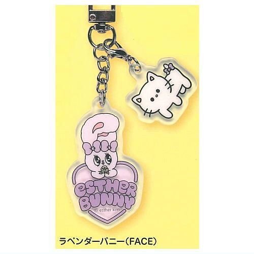 EstherBunny アクリルキーチェーン [5.ラベンダーバニー(FACE)],IP4