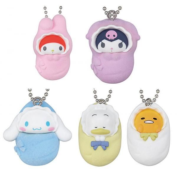 サンリオ - 限定1セット！ おくるみベビーマスコット 全8種セット サンリオ - 限定1セット！ おくるみベビーマスコット 全8種