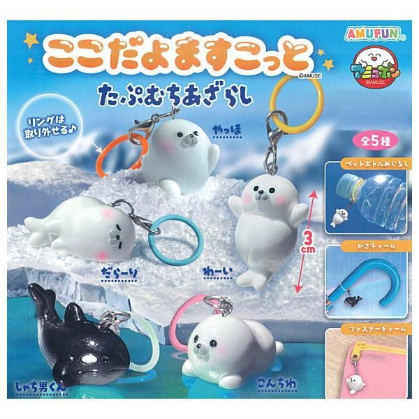 全部揃ってます!!】ここだよますこっとたぷむちあざらし [全5種セット