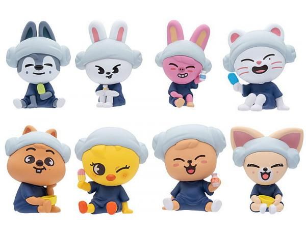 スキズ SKZOO サウナ フィギュア ガチャ　コンプ　5セット SKZOO サウナフィギュア 5体セット - メルカリ