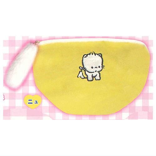 ニャニィニュニェニョン しっぽ付きおむつ風ポーチ [3.ニュ],ケイ