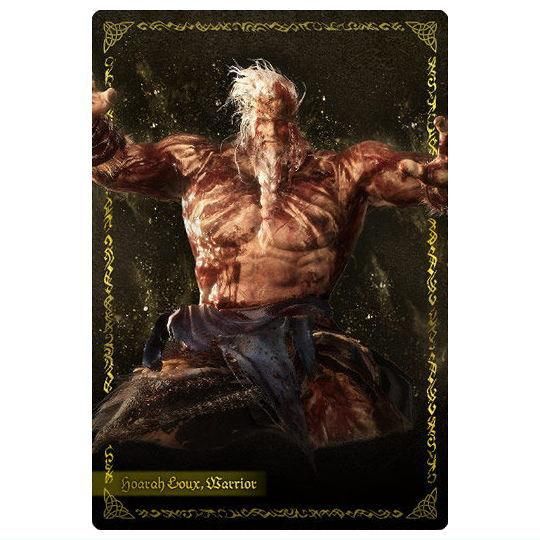 エルデンリング ツインウエハース [8.戦士、ホーラ・ルー(金色箔押し