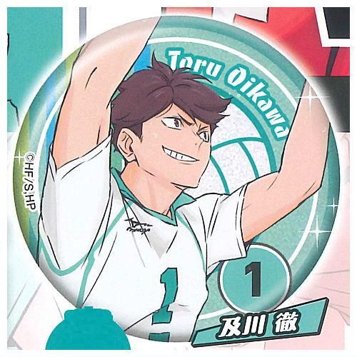 ハイキュー カプセル ガチャガチャ 繋ぐ グリッター 缶バッジ 青根高伸 ハイキュー!! 「繋ぐ」 グリッター缶バッジ sideB [5.青根高伸