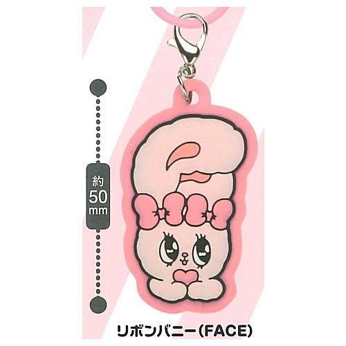 Esther Bunny めじるしラバーチャーム [4.リボンバニー(FACE)],IP4
