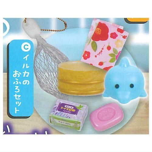 アミ袋入り！お風呂セットマスコット パステルコレクション [3.イルカ