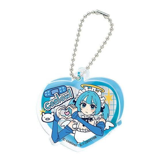 ★【BLUELEGENDS MAYUKO】アクリルパズル ガチャ スーパーレア coalowl アクリルブロックチャーム [4.デザインD],バンダイ