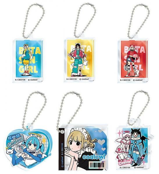 全部揃ってます!!】coalowl アクリルブロックチャーム [全6種セット