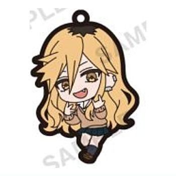 Kaya様✴︎フェザーアゲート2点＊ストライプラブラドライト2点＊チャーム TVアニメ 『よふかしのうた Season2』 蓄光ラバーキーホルダー [4.桔梗