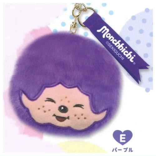 モンチッチ フェイスぬいぐるみ カラフルバージョン [5.パープル