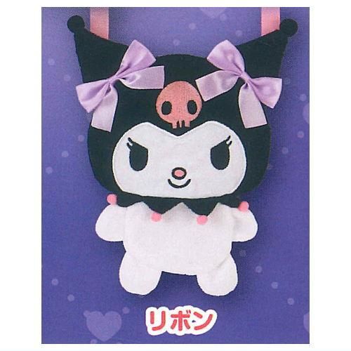 サンリオ クロミ ぬいぐるみポシェット2 [3.リボン],夢屋 ガチャガチャ