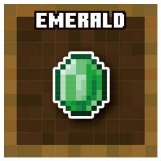 MINECRAFT �ĥ��󥦥��ϡ��� [25.EMERALD(�Ρ��ޥ�)]�ڥͥ��ݥ������б��ۡ�C��