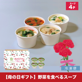 【母の日ギフト】野菜を食べる4スープセット