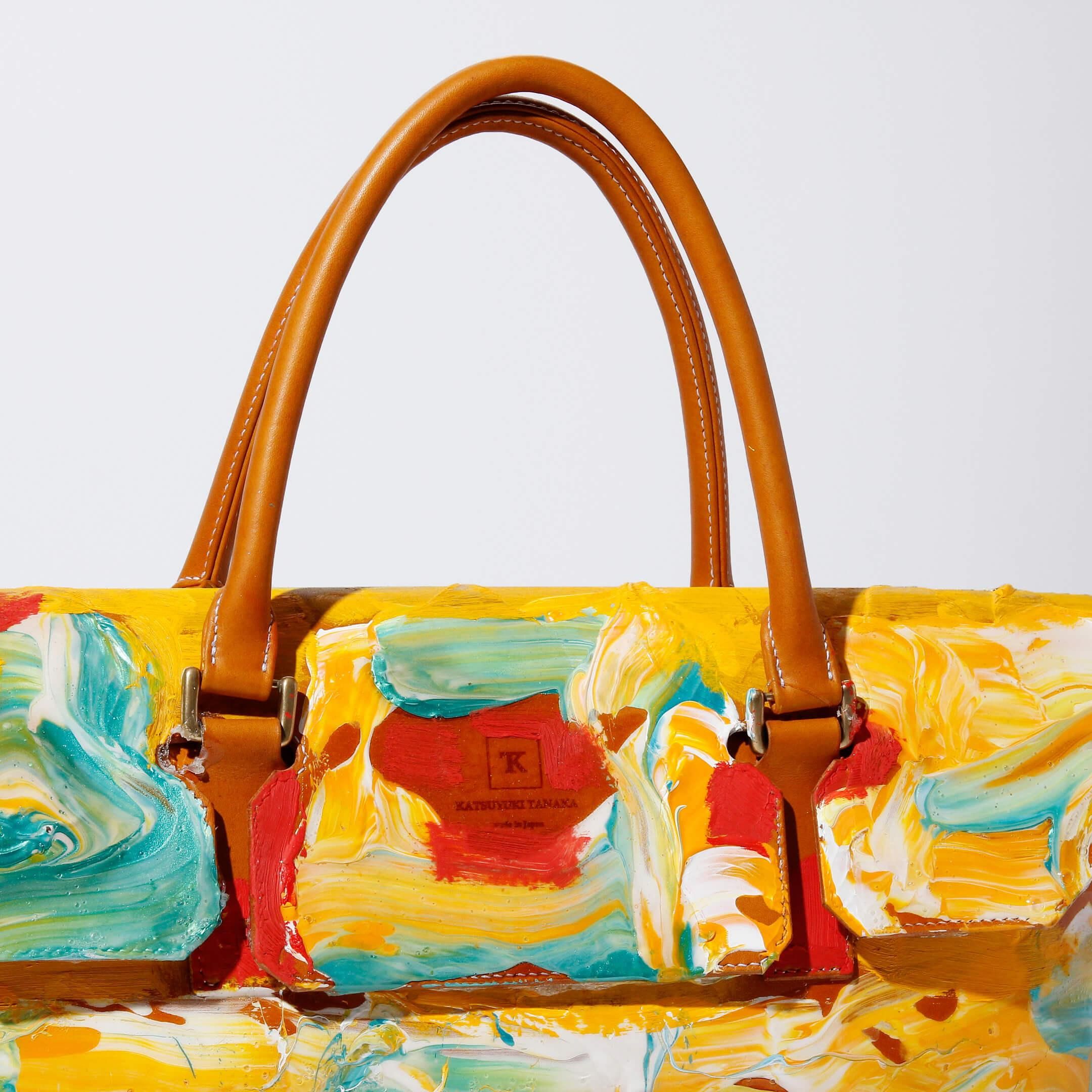 【お取り寄せ】 田中拓馬 アートバッグ | 完全一点物 - Leather works KATSUYUKI 絵画