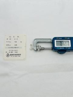   ѡ ּ ԥ K14WG 7.0mm ̵Ĵ ʳظ ۥ磻ȥ ƥ AKOYA 