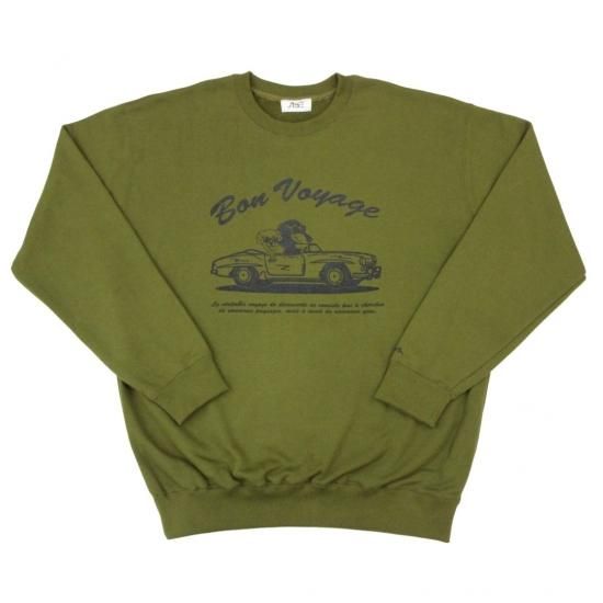 【SATUR】Bon Voyageブークレスウェット W) Bon Voyage Ringer T-Shirt - Black | ファッション通販