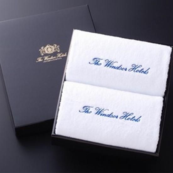 ホテルオリジナル フェイスタオル 2枚入りギフトセット - ザ