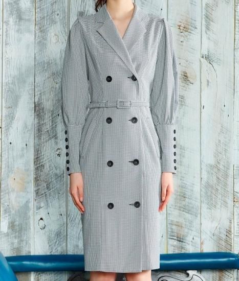 Rinfarre リンファーレ　キャバドレ　XS 千鳥格子　黒　極美品❣️ ブラックレースキャミソールロングドレス/山崎みどり - カラードレス