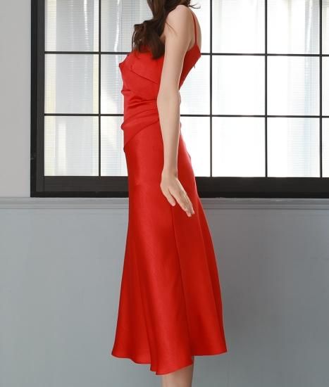 韓国製 | rinfarre | キャミソール サテンスリップ サテン セクシー