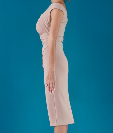 韓国製 | rinfarre | シンプル 変形デザイン ノースリーブ 胸元