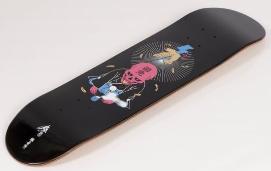 縁音-enne-伝統工芸「山中漆器」スケートボードデッキ/スケボー/デッキ/sk8/skateboard/skater/deck/山中塗/漆/ギフト/プレゼント/gift/present