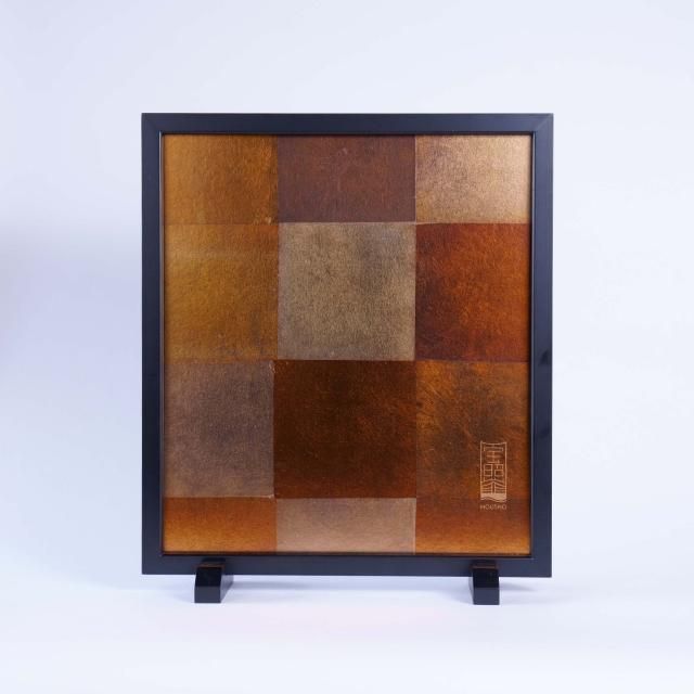 衝立 【赤貝箔】